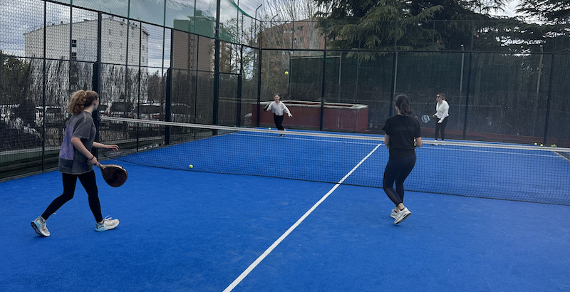 Post-padel drinks